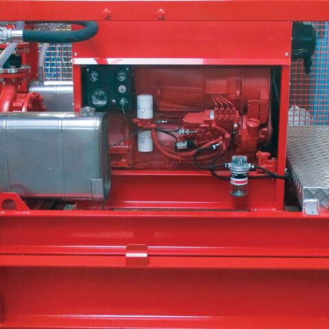 Fire pump unit